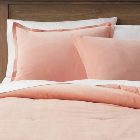 Threshold Bedding Threshold Nwt Cotton Velvet Comforter Set Light